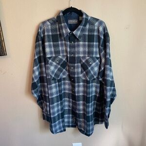 Navy Blue David Taylor Flannel XL